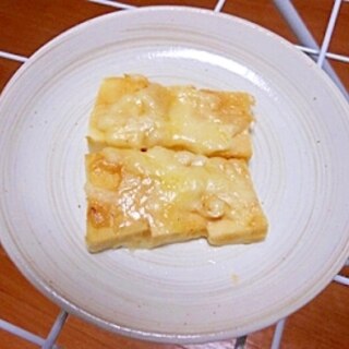 高野豆腐のマヨ味噌チーズ焼き